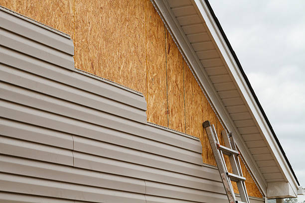 Professional Siding Installation technician working in Hollywood, FL